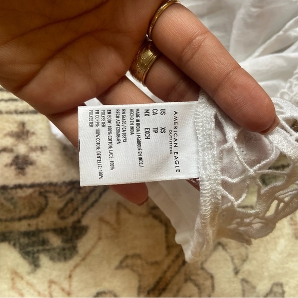 American Eagle Outfitters White Lace Camisole - Picture 9 of 10